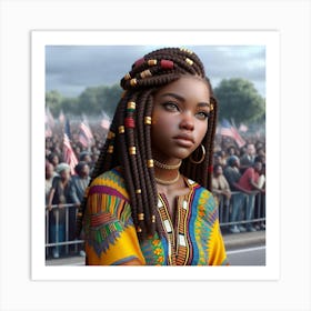 African American Woman Art Print