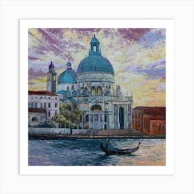 Venedig �lmalerei Art Print