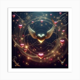 Love symbol 2 Art Print