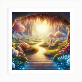 Fairy Garden 15 Art Print