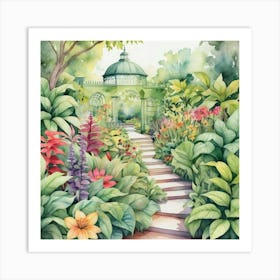 Garden Path 14 Art Print