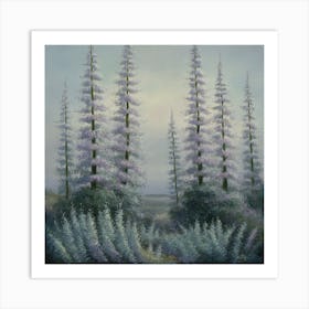 Whispers Of Tranquility Delicate Flora (1) Art Print