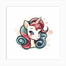 Unicorn 62 Art Print