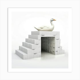 Cute Swan 1 Art Print