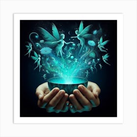 Fairy Bowl Art Print