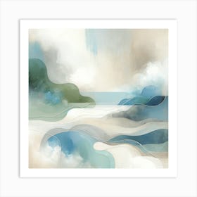 Ocean Peace Canvas Print Art Print