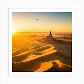 Desert Landscape Art Print