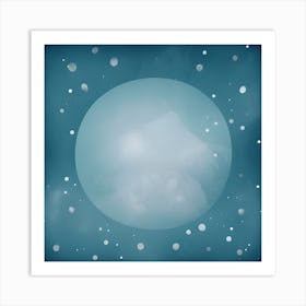 Celestial Blue Art Print