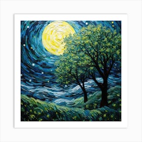 Starry Night 1 Art Print