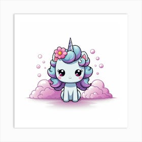 Cute Unicorn 282 Art Print