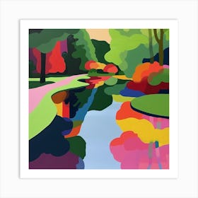 Abstract Park Collection Vondelpark Amsterdam 3 Art Print