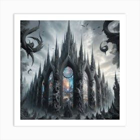 Cathedral Of The Dead 1 Art Print