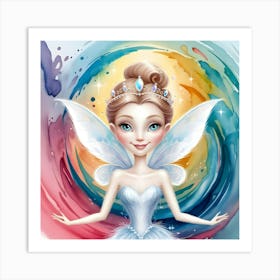 A Whimsical Dreamlike Depiction Of The Tooth Fairy 5 Art Print