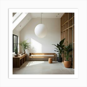 Modern Living Room 3 Art Print