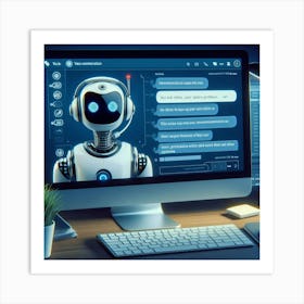 Chatbot Art Print