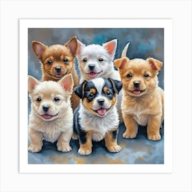 Chihuahua Puppies Art Print