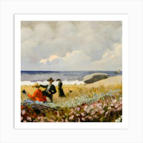 Day At The Beach 2 Art Print