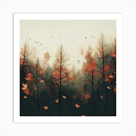 Autumn Forest 4 Art Print