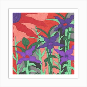 Flowers In The Sun Art Print