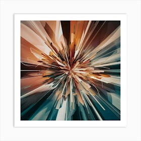 Prismatic pulse Art Print