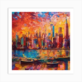 New York City Skyline Art Print