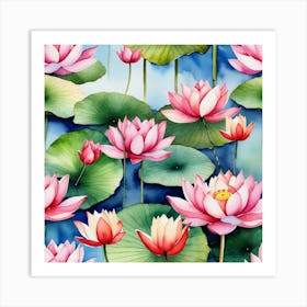 Lotus Flower 56 Art Print