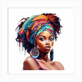 African Woman 3 Art Print