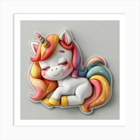 Unicorn 505 Art Print