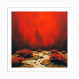 Red Sky Art Print