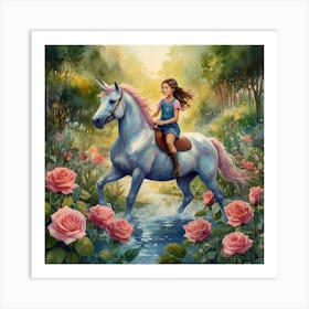 Unicorn Rider Art Print