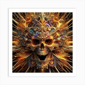 Skull Art 1 Art Print