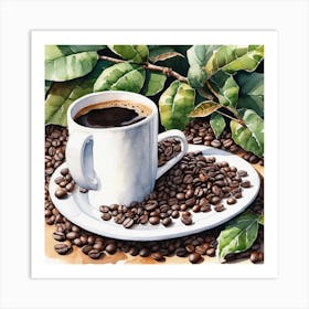 Coffee Cup 4 Art Print