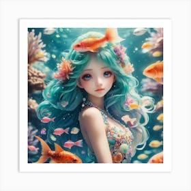 Mermaid 3 Art Print