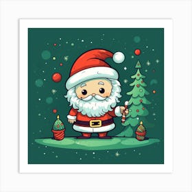 Santa Claus 48 Art Print