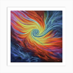 Swirling Vortex Art Print