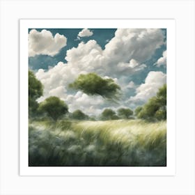 Clouds In The Sky Art Print