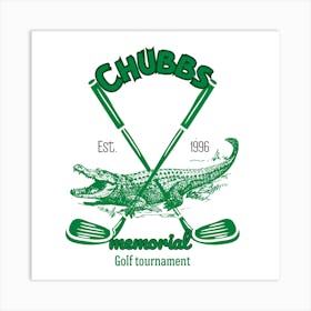 Chubbs Memorial Golf Tournament Art Print