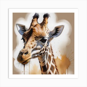 Giraffe Art Print