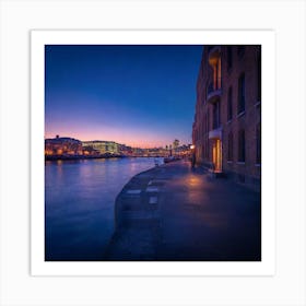 London At Dusk Art Print