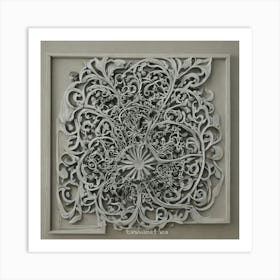 Flower In A Frame Art Print