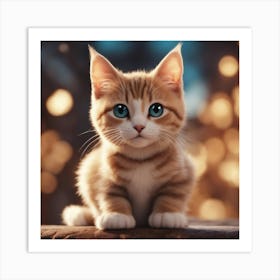 Cute Kitten 13 Art Print