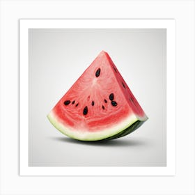 Watermelon Slice Art Print