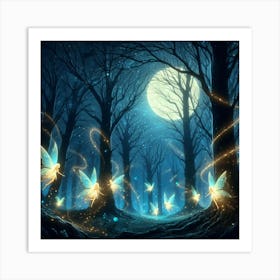 Fairy Forest 4 Art Print