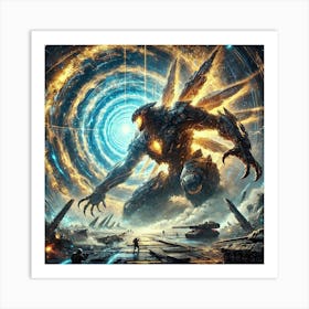 A Dramatic Depiction Of The Dimensional Tear Abili Art Print