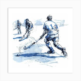 Field Hockey 9 Art Print