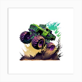 Monster Truck Art Print