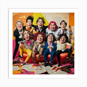 Leonardo Phoenix A Whimsical Oversized Photograph Of A Band Fe 1 Art Print