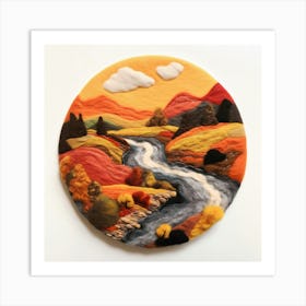 Felt Painting Art Print