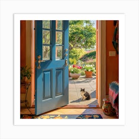 Blue Door 5 Art Print