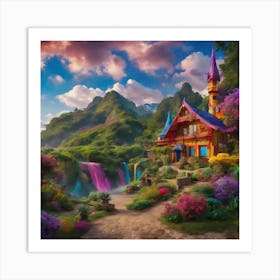 Enchanted House Art Print